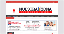 Desktop Screenshot of nuestra-zona.com